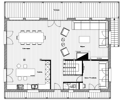 Marmotte Mountain Zenith 1 Chamonix Floor Plan 2